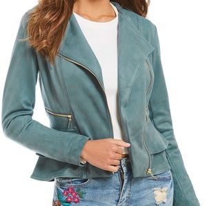 Gianni Bini Juliana Faux Suede Moto Jacket